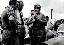 Alberto Ascari before a race